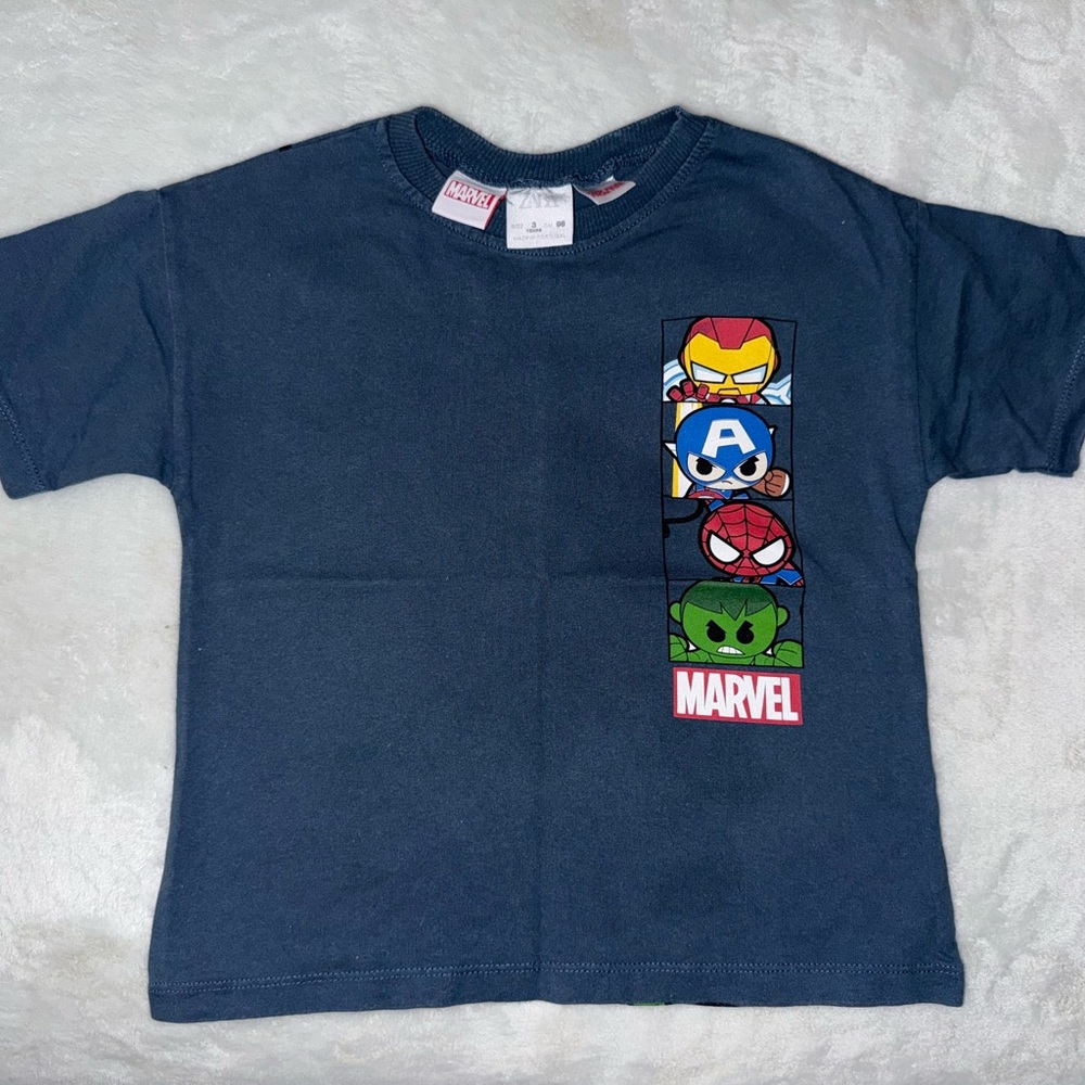 Zara Kids Marvel Navy Tee